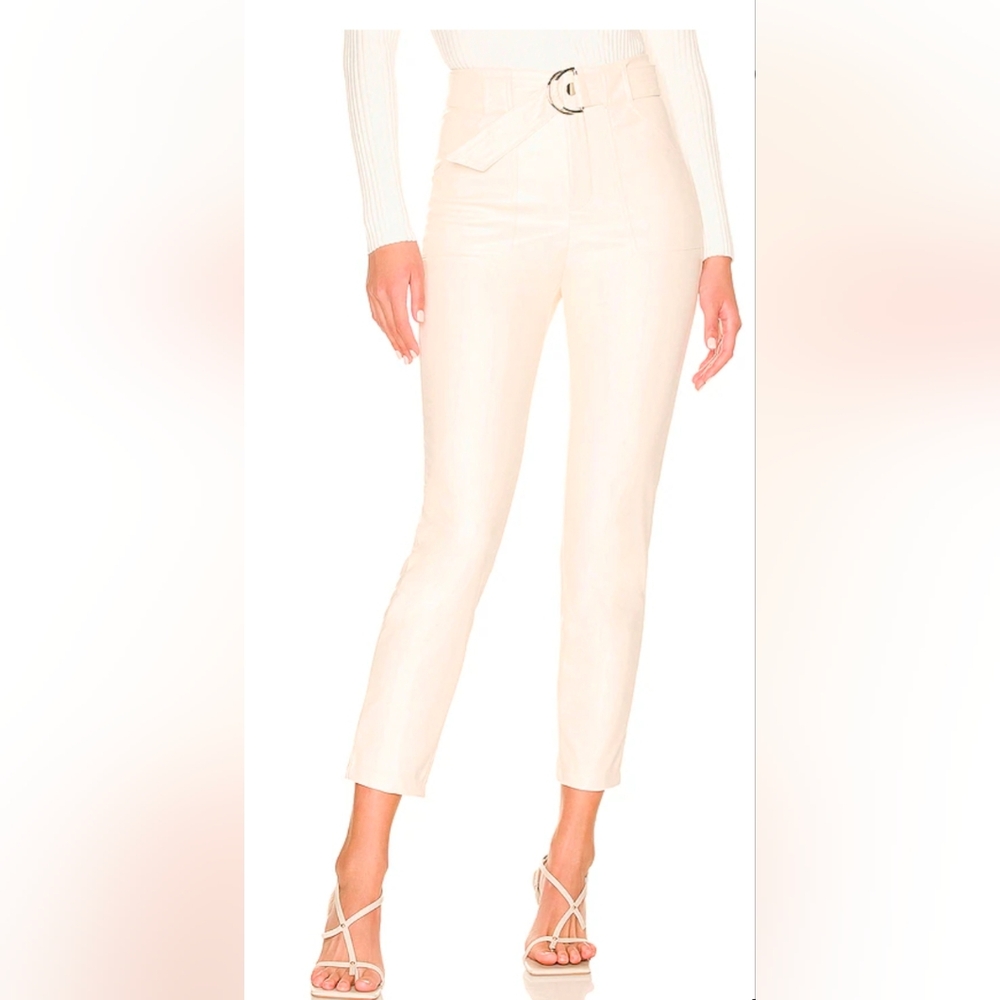 Superdown Bone Chanice Buckle Pants Size Small